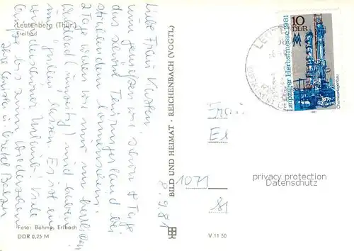 AK / Ansichtskarte Leutenberg_Thueringen Freibad Leutenberg Thueringen