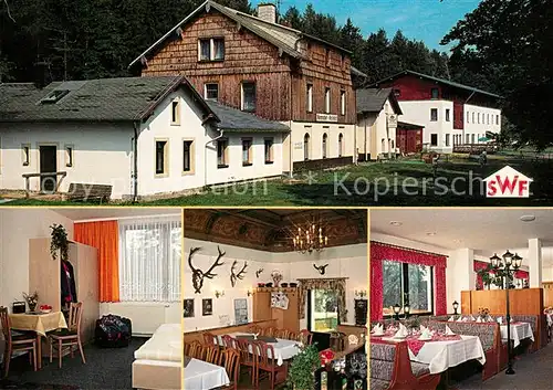 AK / Ansichtskarte Neuhermsdorf Skisportzentrum Wanderheim Sporthotel Freizeitanlagen Restaurant Neuhermsdorf