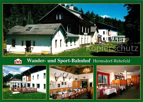 AK / Ansichtskarte Neuhermsdorf Skisportzentrum Wanderheim Sporthotel Freizeitanlagen Restaurant Neuhermsdorf