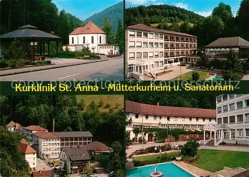 AK / Ansichtskarte Bad_Griesbach_Schwarzwald  Kurklinik St Anna Muetterkurheim Sanatorium Bad_Griesbach