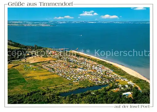 AK / Ansichtskarte Timmendorf_Insel_Poel Fliegeraufnahme Timmendorf_Insel_Poel