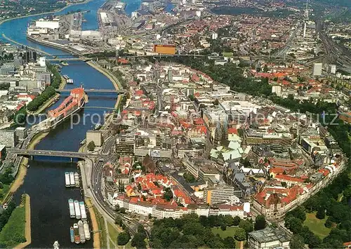 AK / Ansichtskarte Bremen Fliegeraufnahme Bremen