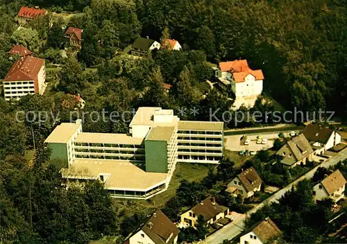 AK / Ansichtskarte Bad_Gandersheim Osterberg Sanatorium Fliegeraufnahme Bad_Gandersheim