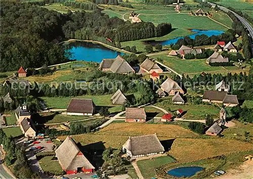 AK / Ansichtskarte Rammsee_Kiel Schleswig Holsteinisches Freilichtmuseum Fliegeraufnahme Rammsee Kiel