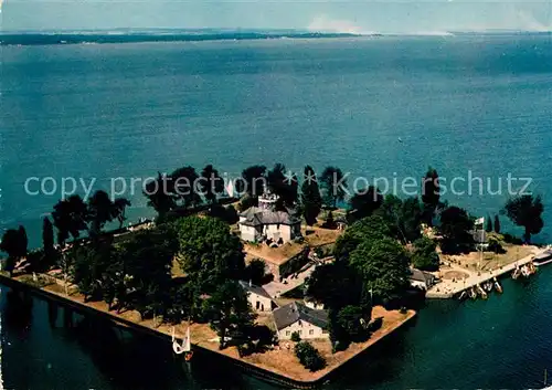 AK / Ansichtskarte Steinhuder_Meer Insel Wilhelmstein Fliegeraufnahme Steinhuder Meer