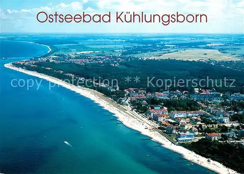 AK / Ansichtskarte Kuehlungsborn_Ostseebad Fliegeraufnahme Kuehlungsborn_Ostseebad