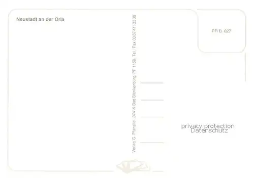 AK / Ansichtskarte Neustadt_Orla Rathaus Brunnen Neustadt_Orla