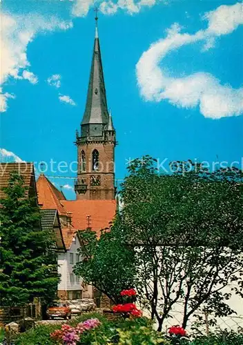 AK / Ansichtskarte Kappelrodeck Kirche Kappelrodeck