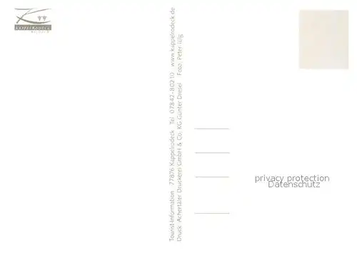 AK / Ansichtskarte Kappelrodeck  Kappelrodeck