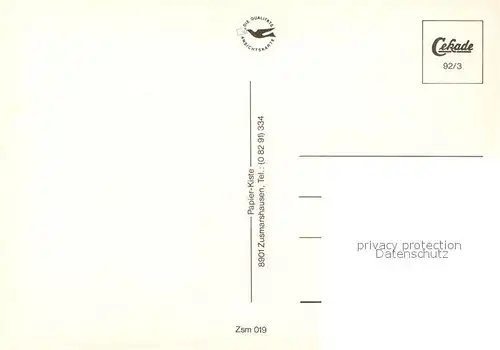 AK / Ansichtskarte Zusmarshausen Kirche Inneres Zusmarshausen