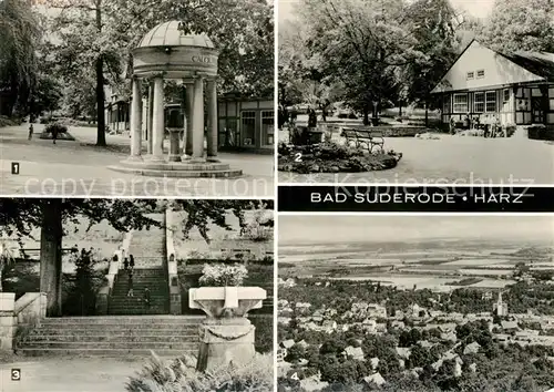 AK / Ansichtskarte Bad_Suderode Calciumquelle Thomas Muentzer Turm Bad_Suderode