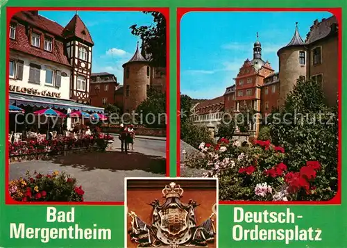 AK / Ansichtskarte Bad_Mergentheim Deutsch Ordensplatz Bad_Mergentheim