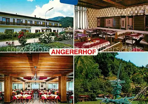 AK / Ansichtskarte Anger_Steiermark Gasthof Pension Angererhof Restaurant Garten Anger_Steiermark