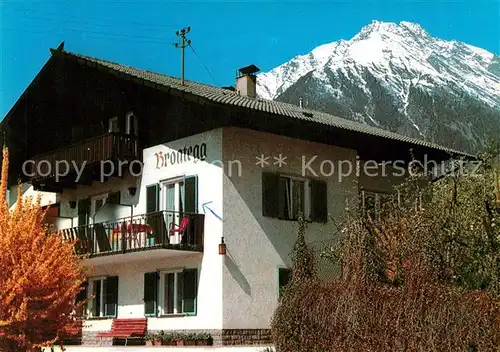 AK / Ansichtskarte Plars_Lagundo_Suedtirol Broategg Gaestehaus Pension Plars_Lagundo_Suedtirol