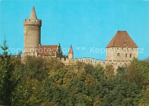 AK / Ansichtskarte Kokorin_Tschechien Hrad Burg Kokorin Tschechien