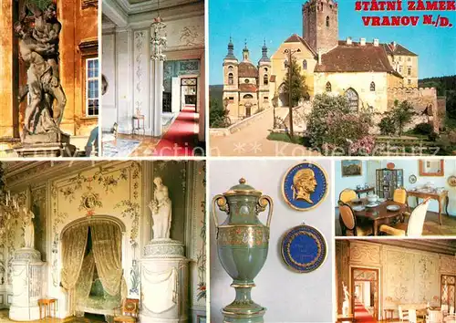 AK / Ansichtskarte Vranov_nad_Dyji Statni Zamek Schloss Innenansichten Vranov_nad_Dyji