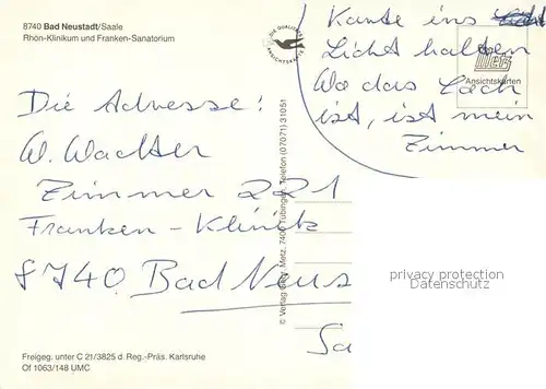 AK / Ansichtskarte Bad_Neustadt Rhoen Klinikum und Franken Sanatorium Fliegeraufnahme Bad_Neustadt
