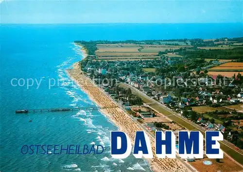 AK / Ansichtskarte Dahme_Ostseebad Fliegeraufnahme Dahme_Ostseebad