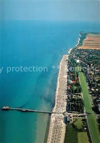 AK / Ansichtskarte Dahme_Ostseebad Fliegeraufnahme Dahme_Ostseebad