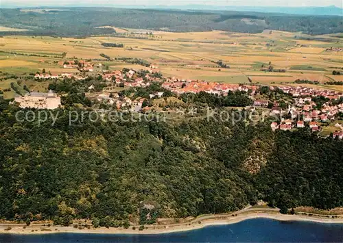 AK / Ansichtskarte Waldeck_Edersee Fliegeraufnahme Waldeck Edersee