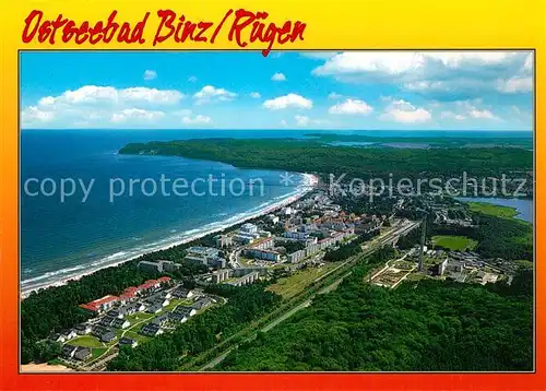 AK / Ansichtskarte Binz_Ruegen_Ostseebad Fliegeraufnahme 