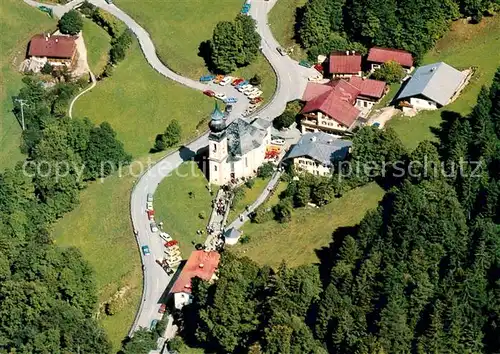 AK / Ansichtskarte Berchtesgaden Wallfahrtskirche Maria Gern Fliegeraufnahme Berchtesgaden