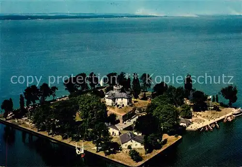 AK / Ansichtskarte Steinhuder_Meer Insel Wilhelmstein Fliegeraufnahme Steinhuder Meer