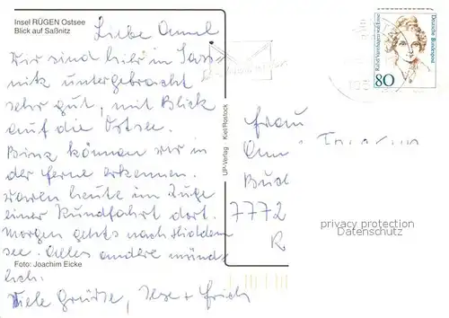 AK / Ansichtskarte Sassnitz_Ostseebad_Ruegen Fliegeraufnahme Sassnitz_Ostseebad_Ruegen