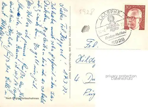 AK / Ansichtskarte Laasphe Fachwerk Schloss Laasphe