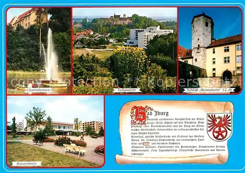 AK / Ansichtskarte Iburg_Bad Charlottensee Kurzentrum Schloss Iburg_Bad