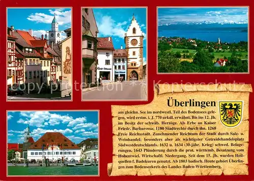 AK / Ansichtskarte ueberlingen_Bodensee Nikolaus Muenster Greth Franziskanertor ueberlingen Bodensee