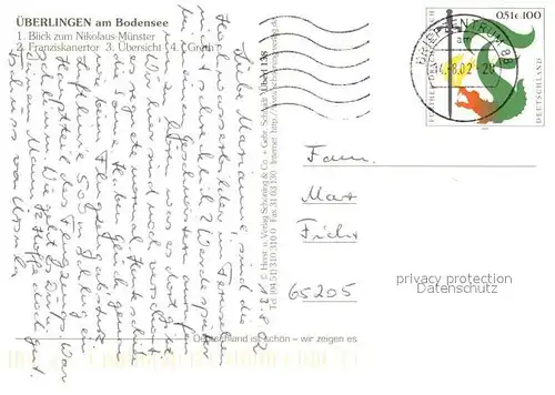 AK / Ansichtskarte ueberlingen_Bodensee Nikolaus Muenster Greth Franziskanertor ueberlingen Bodensee