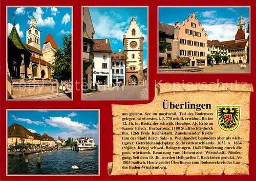 AK / Ansichtskarte ueberlingen_Bodensee Nikolaus Muenster Hofstatt Greth Anlegestelle ueberlingen Bodensee