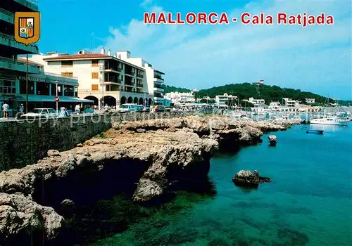 AK / Ansichtskarte Cala_Ratjada_Mallorca Kuestenufer Hafen Cala_Ratjada_Mallorca