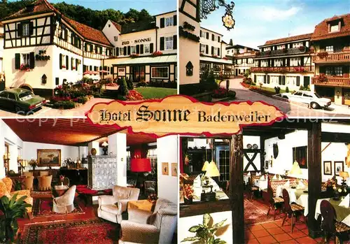 AK / Ansichtskarte Badenweiler Hotel Sonne Badenweiler