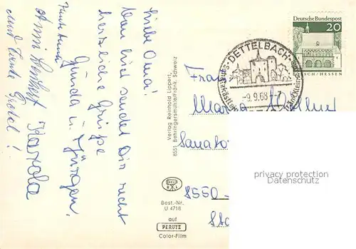 AK / Ansichtskarte Dettelbach Main Kirchen Rathaus Dettelbach