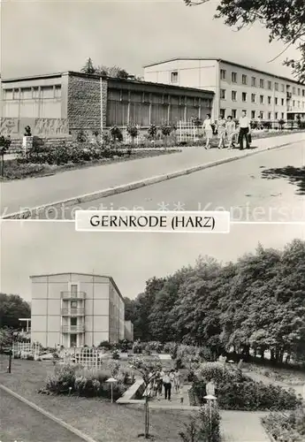 AK / Ansichtskarte Gernrode_Harz FDGB Ferienheim Fritz Heckert Gernrode Harz