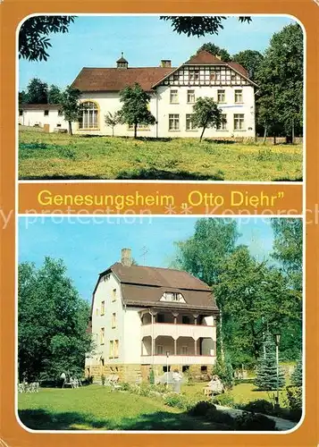 AK / Ansichtskarte Breitenbach_Zeitz Genesungsheim Otto Diehr Breitenbach Zeitz