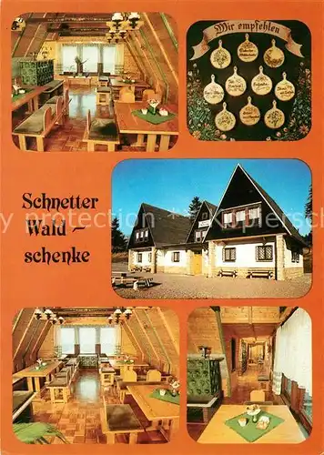 AK / Ansichtskarte Schnett Waldschenke Gaststaette Schnett