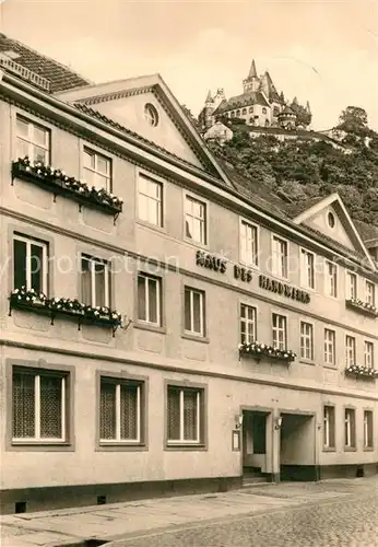 AK / Ansichtskarte Wernigerode_Harz Kulturhaus des Handwerks Hotel Gaststaette Schloss Wernigerode Harz