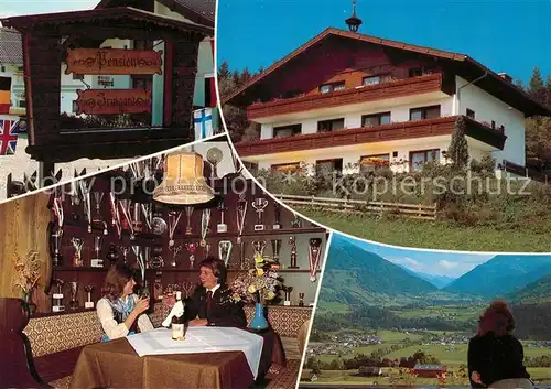 AK / Ansichtskarte Groebming_Steiermark Pension Irmgard Landschaftspanorama Dachstein Tauern Region Groebming_Steiermark