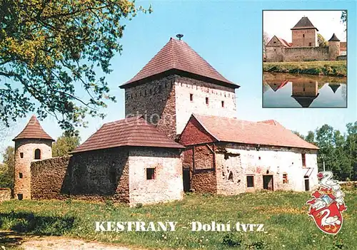 AK / Ansichtskarte Kestrany Dolni tvrz Burg 