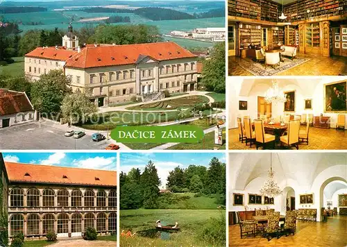AK / Ansichtskarte Dacice_Datschitz Zamek Schloss Dacice Datschitz