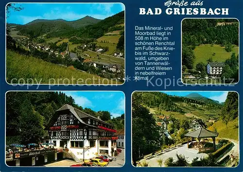 AK / Ansichtskarte Bad_Griesbach_Schwarzwald  Panorama Wandelhalle Kurklinik Bad_Griesbach