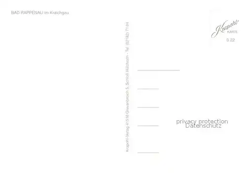 AK / Ansichtskarte Rappenau_Bad Monopteros Salinengarten Kirche Wasserschloss Rathaus Kurpark Salinengarten Rappenau_Bad