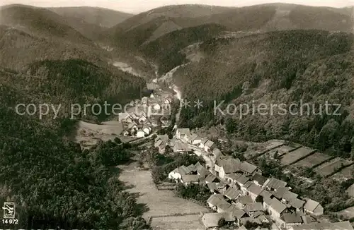 AK / Ansichtskarte Steina_Suedharz Fliegeraufnahme Steina Suedharz