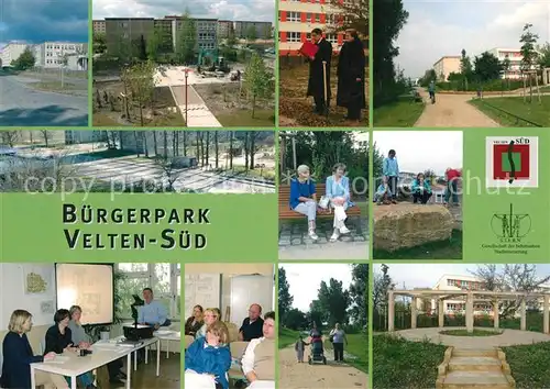 AK / Ansichtskarte Velten Buergerpark Velten