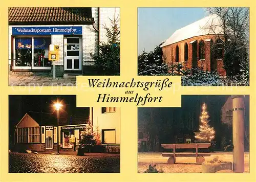 AK / Ansichtskarte Himmelpfort Coeli porta Kloster Kirche Christbaum Weihnachtskarte Himmelpfort