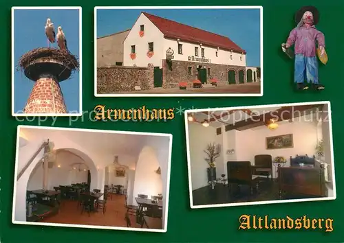 AK / Ansichtskarte Altlandsberg Restaurant Armenhaus Storchennest Altlandsberg