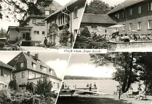 AK / Ansichtskarte Diensdorf Radlow FDGB Ferienheim Franz Kirsch Scharmuetzelsee Diensdorf Radlow